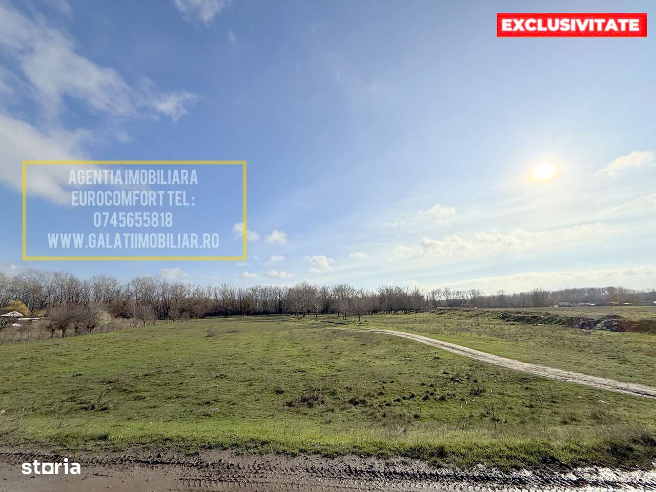 Vanzare teren intravilan in Barbosi-Galati 6.000 mp cu deschidere 40ml - Imagine principală: 5/8