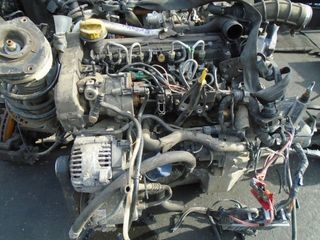 Motor complet cu pompa injectoare si turbo Dacia Logan 1.5 DCI Euro 4 din 2009 160.000 km