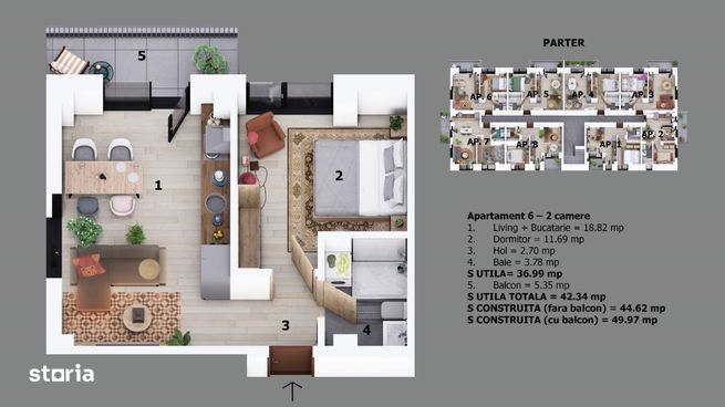 Apartament 2 camere | Ion Creanga / Nichita Stanescu Odaile 500m DN1-8