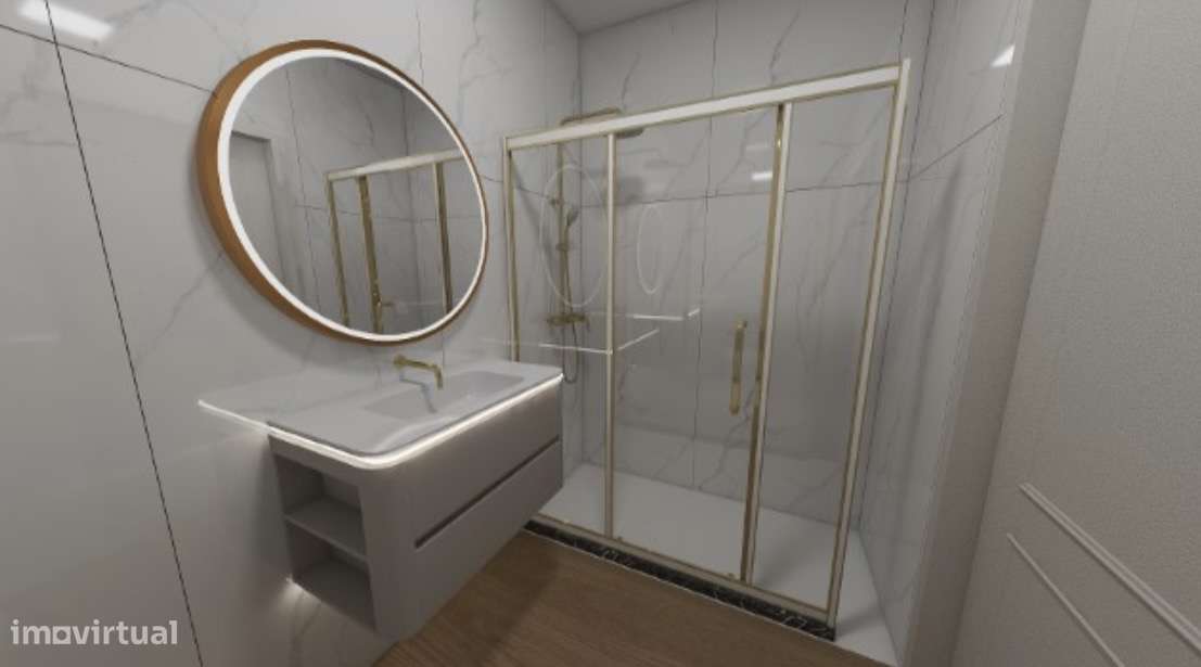 Apartamento T2 novo terraço vista mar e serra Sesimbra-15