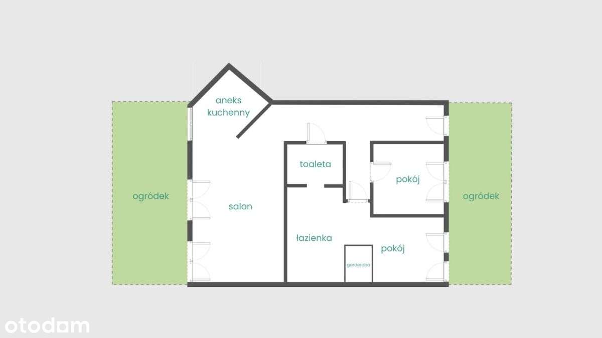 Wilanów, Apartament z 2 ogródkami-14