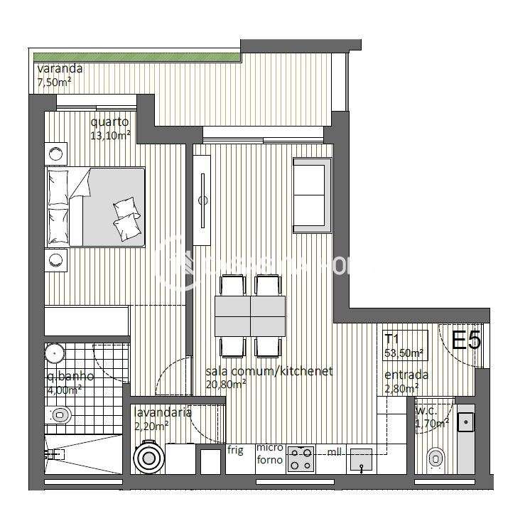 T1 Empreendimento Central Park - Matosinhos Sul-1