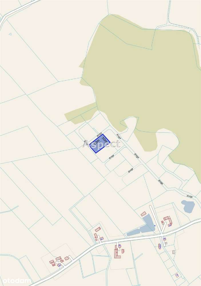 Mazury – działka budowlano-inwestycyjna, media - Pełny obrazek: 4/9