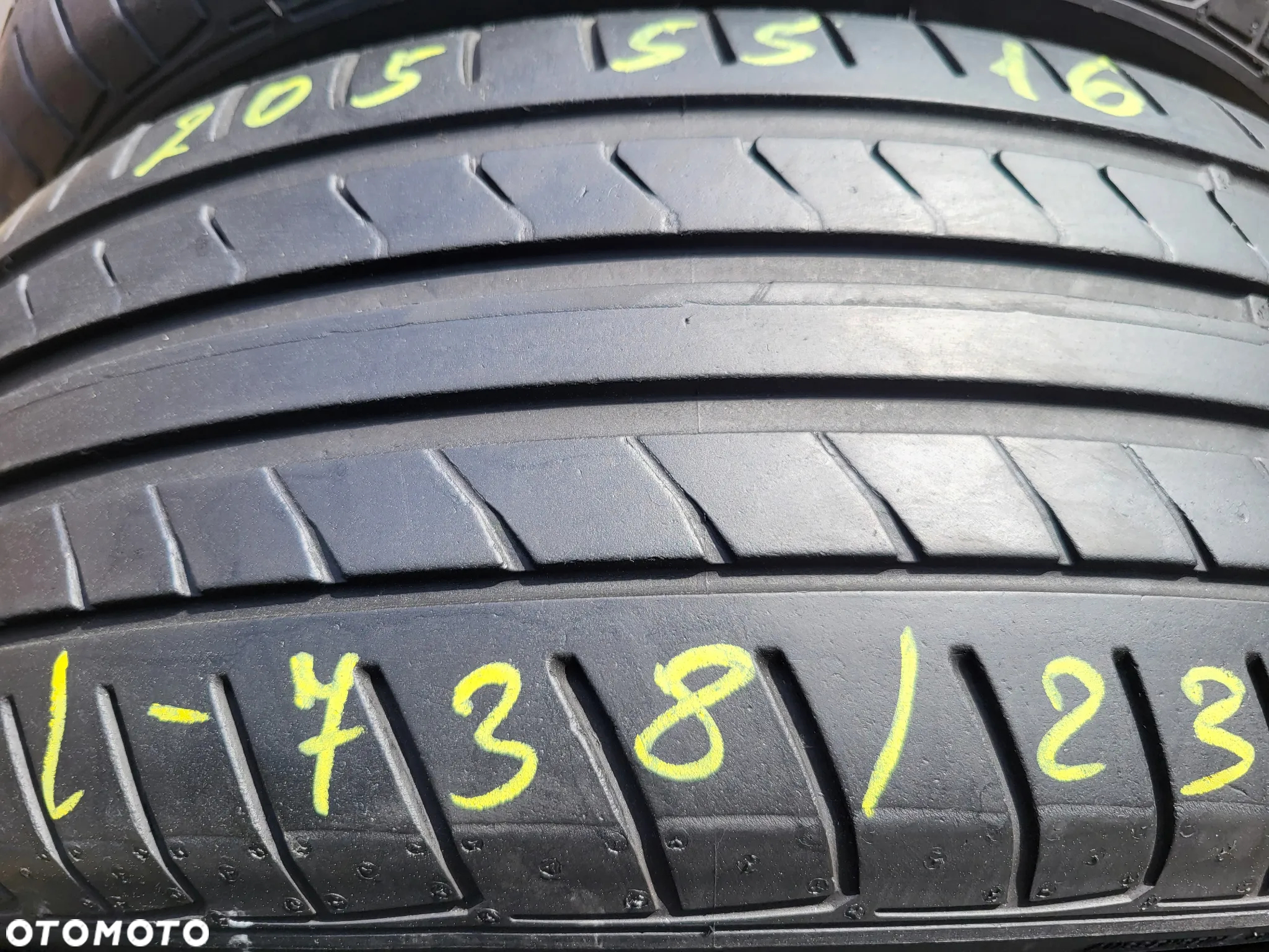 205/55r16 91V (L738/23)005 4szt 5/6mm DUNLOP Sport BluResponse LETNIE - 5