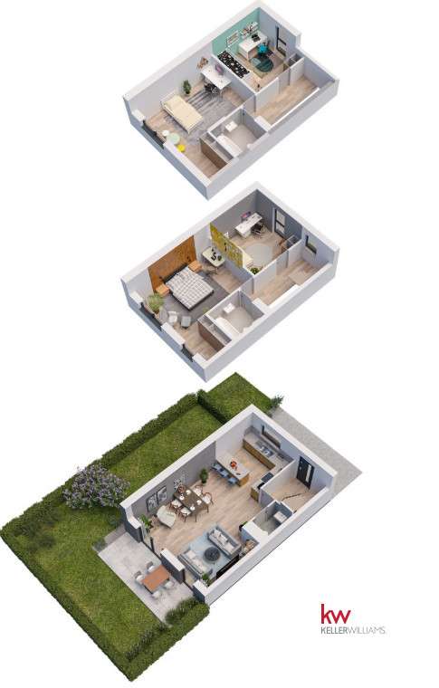 ♦Przestrzenny dom szeregowy 5pokoi♦ 128m2♦ Iwiny - Pełny obrazek: 5/7