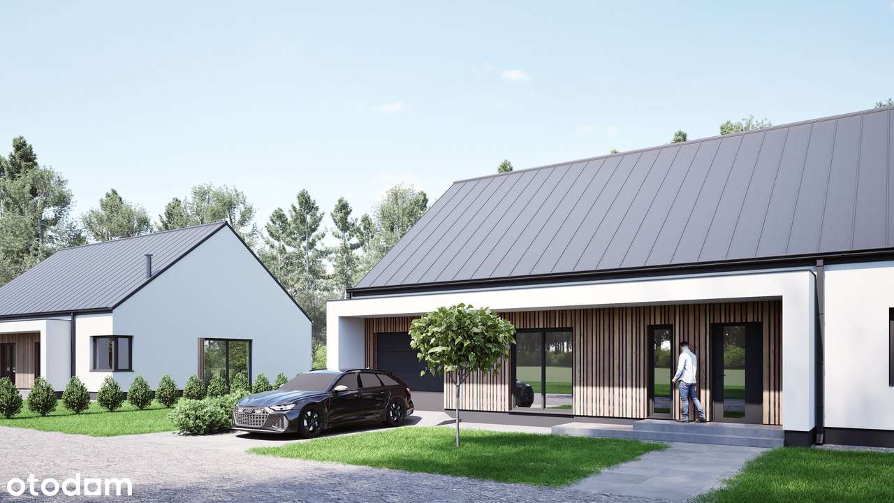 Działka budowlana z pozwoleniem na budowę.