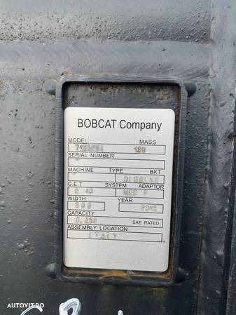 Cupa Bobcat Sistem Klac F latime de 800 mm - 10