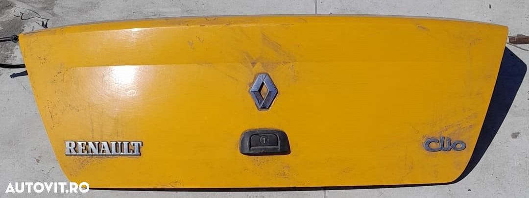 Capota portbagaj Galben sedan / berlina Renault CLIO 2 / SYMBOL 1  1998  > 2008 - 1