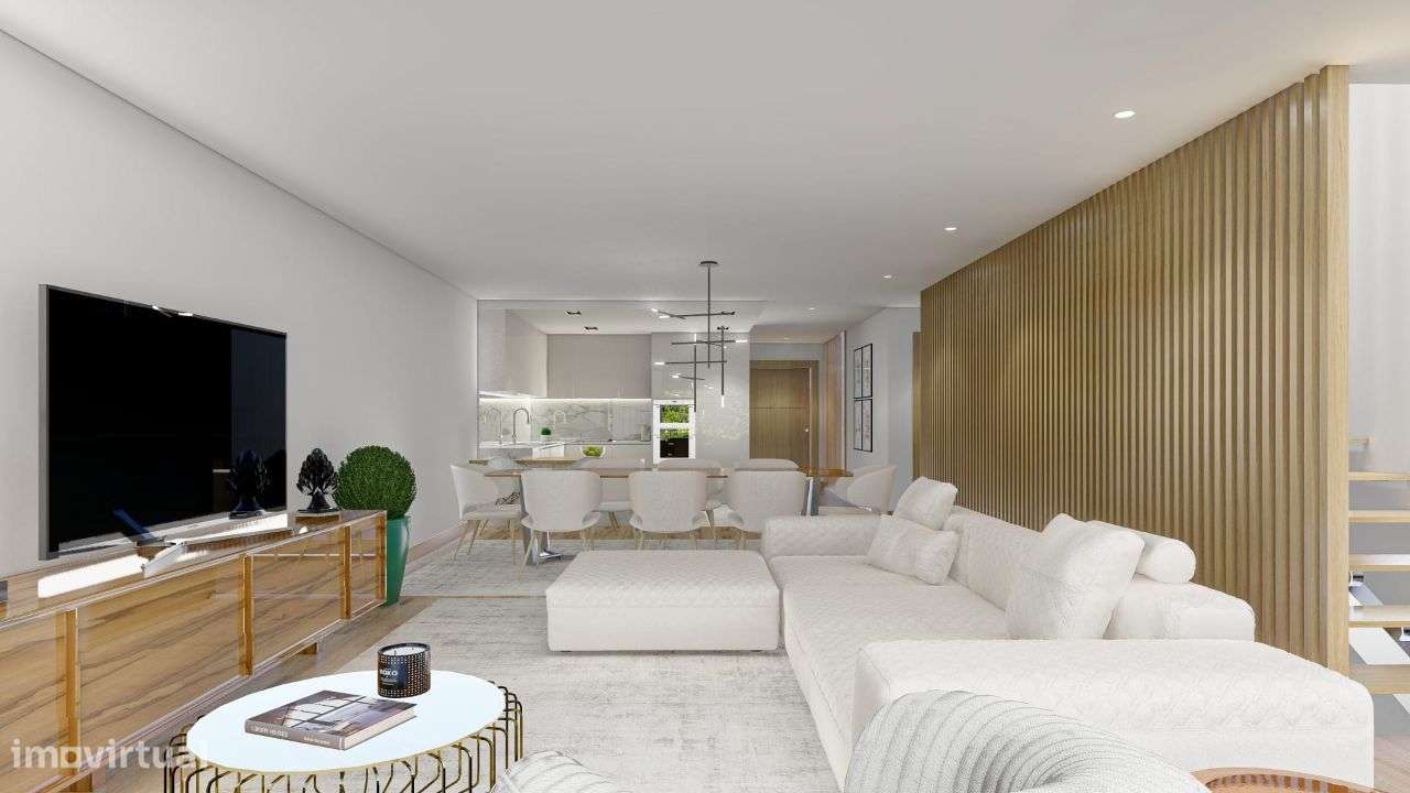 Moradia T3 em construção com duas Salas em Cristelo, Paredes-17