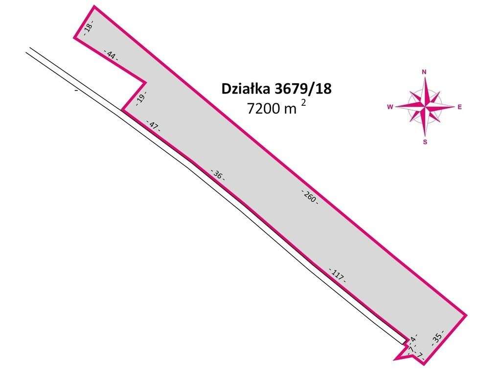 Działka 72a Malawa – z 3 Wz w trakcie, blisko lasu - Pełny obrazek: 5/12