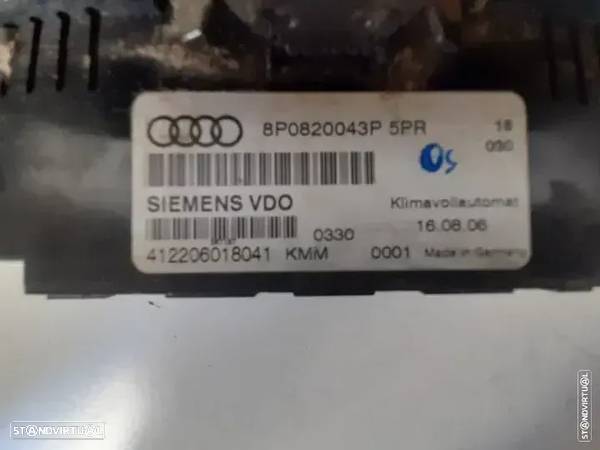 DISPLAY COMANDOS PAINEL CONTROLO AR CONDICIONADO SIMENS VDO 8P0820043P 8P0820043 AUDI A3 8P SLINE - 3