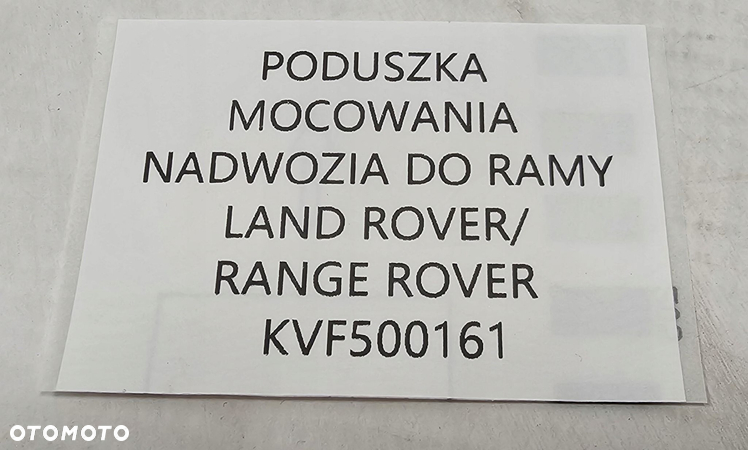 NOWA ORYGINALNA GUMA PODUSZKA MOCOWANIA NADWOZIA PRZÓD LAND ROVER - 5