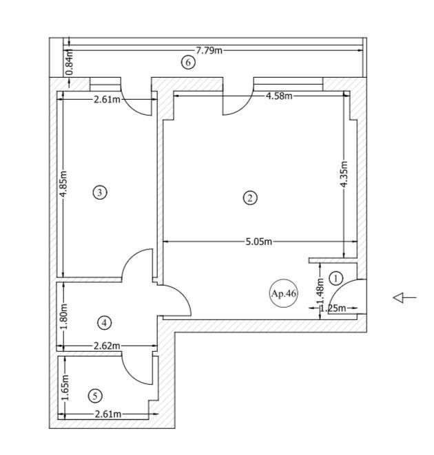 Apartament 2 camere Militari - drumul Osiei - metrou-7