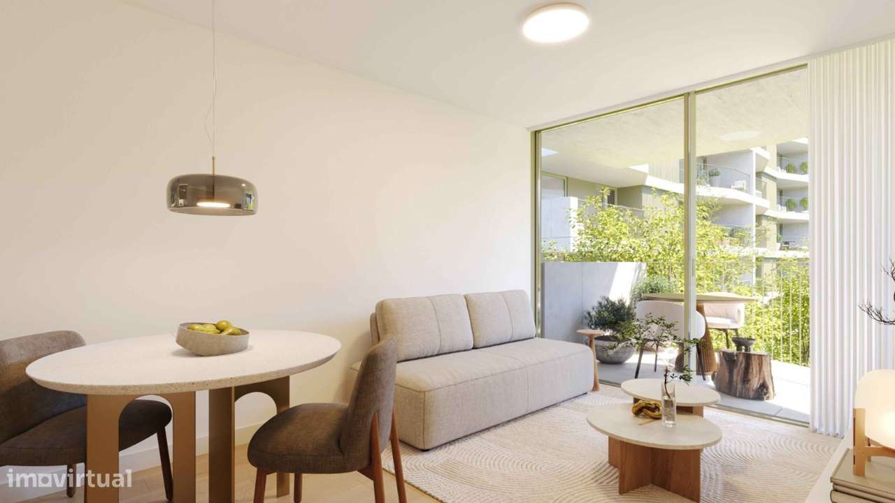 Apartamento T2 The Yard Urban Gaia ao lado do Arrábida Shop linha rubi-5