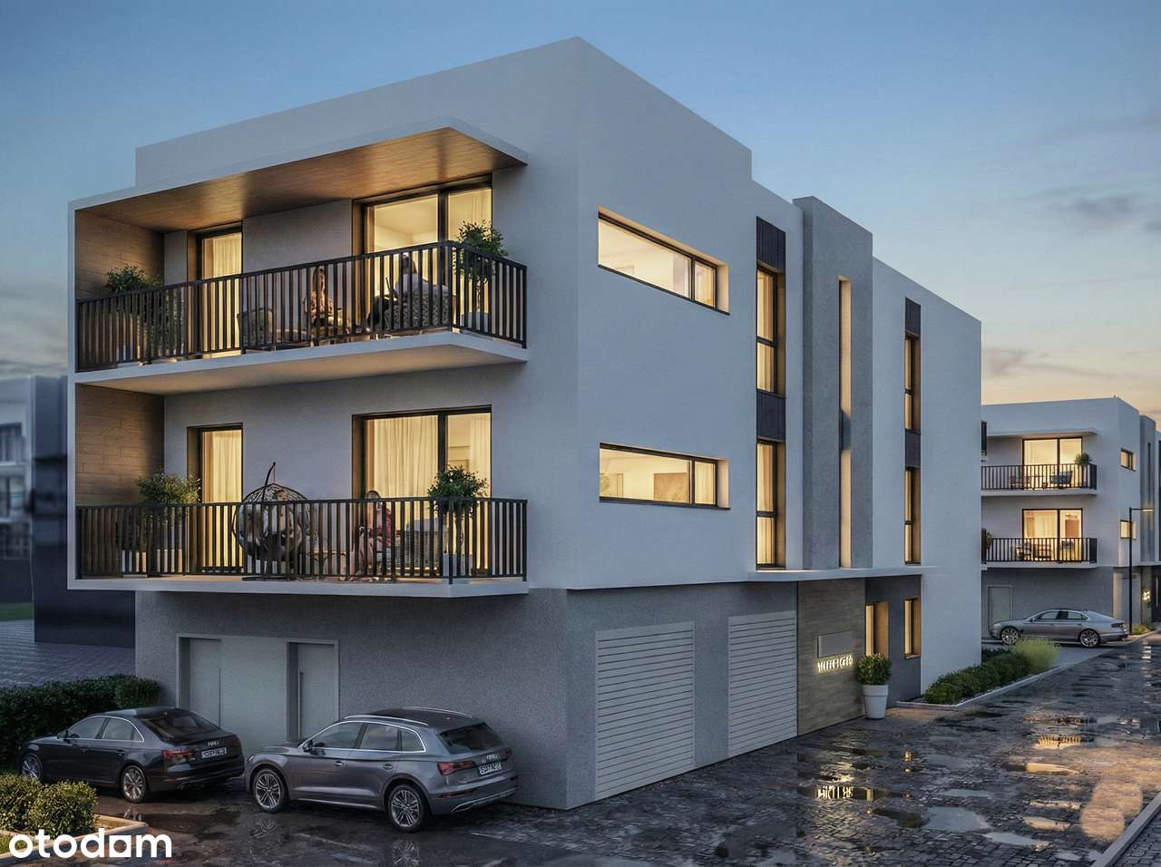 Mieszkanie 3 pokoje z balkonem 10,16 m2, pompa ciepła (lokal B2-1)