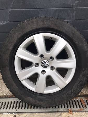 Set jante aliaj cu anvelope iarna M+S dot 2013 235 / 65 / r17 VW Touareg 2010 - 2018 7P6601025 - 6