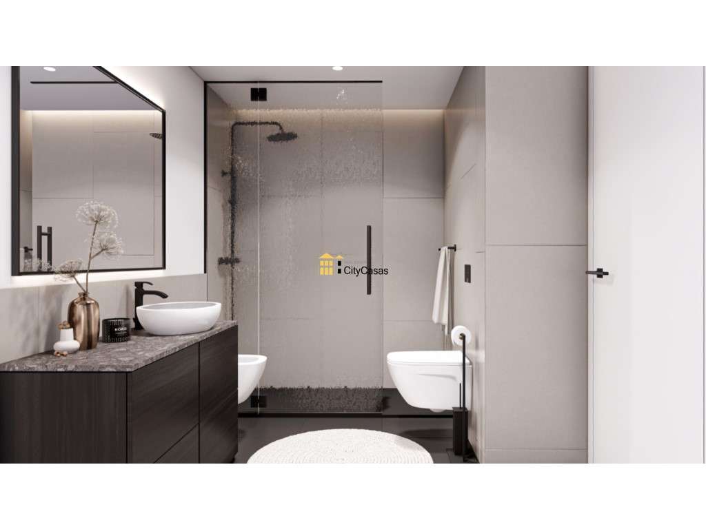 T1 Novo em Condomínio com Campo de Padel | Gaia - Grande imagem: 4/12