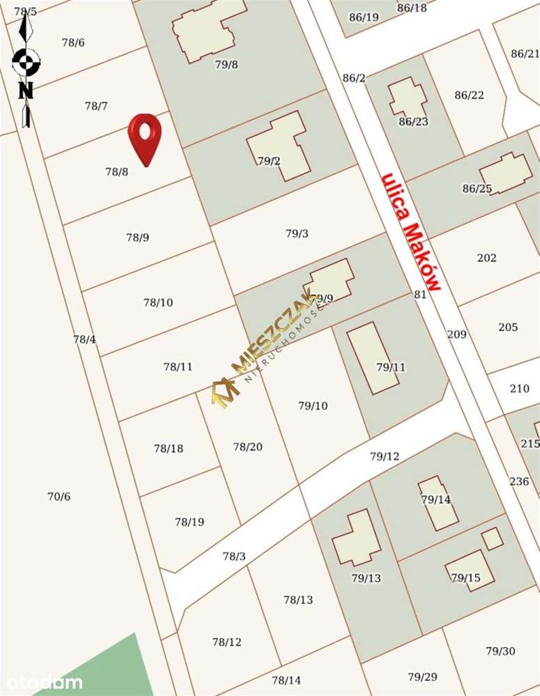 atrakcyjna działka pod budowę domu Koszalin Radusz-7