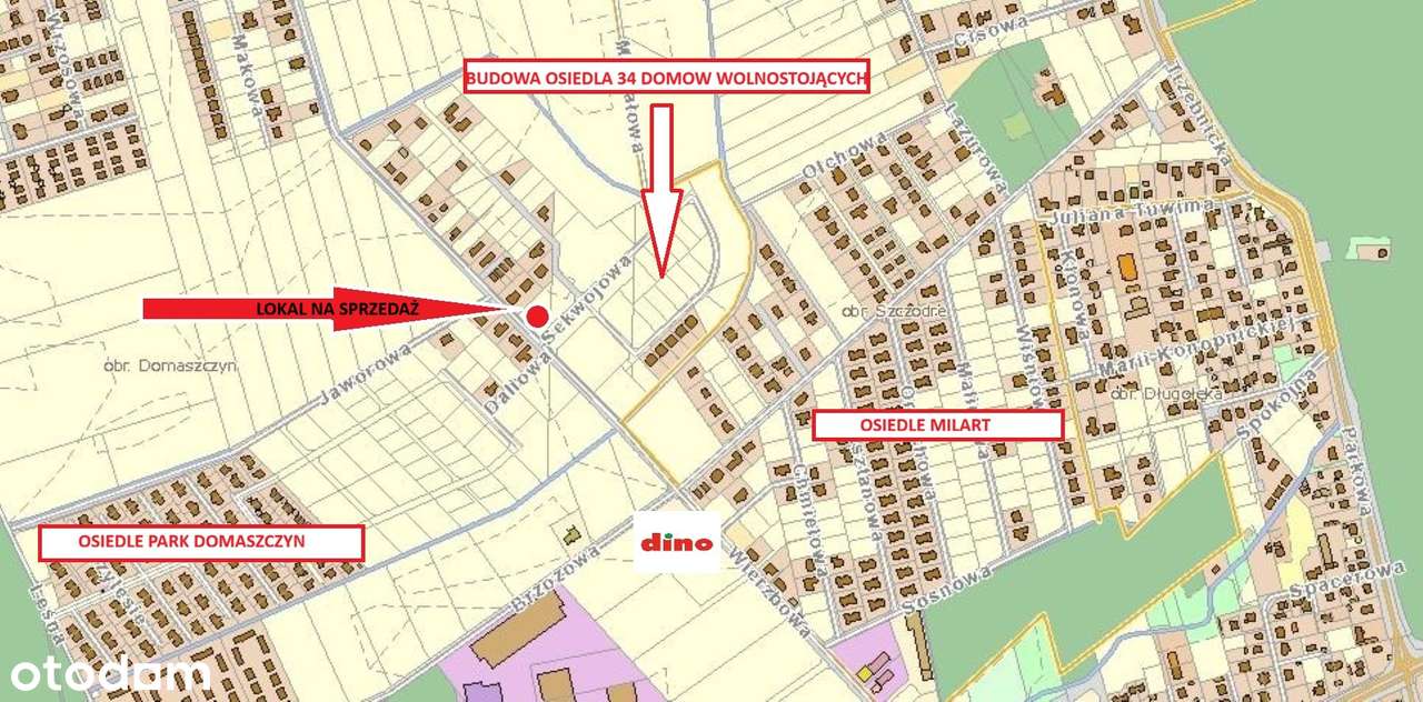 Lokal usługowy parterowy 85,47m2 z miejscami postojowymi. - Pełny obrazek: 5/5