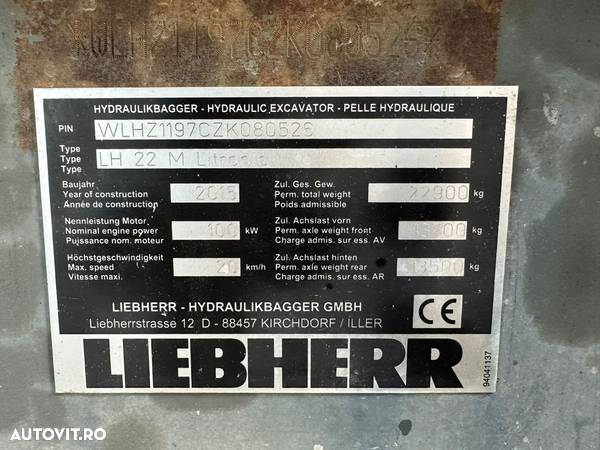 Liebherr LH22 Excavator - 8