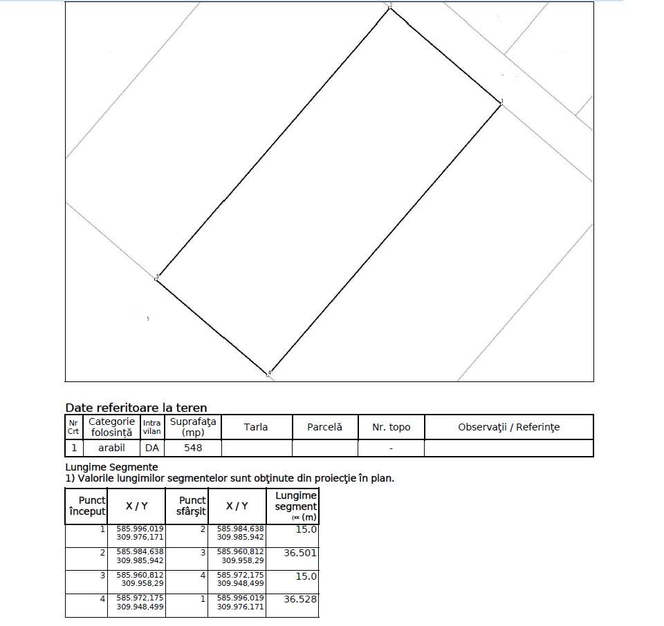 550 mp situat in COMUNA 1 DECEMBRIE, ILFOV-1