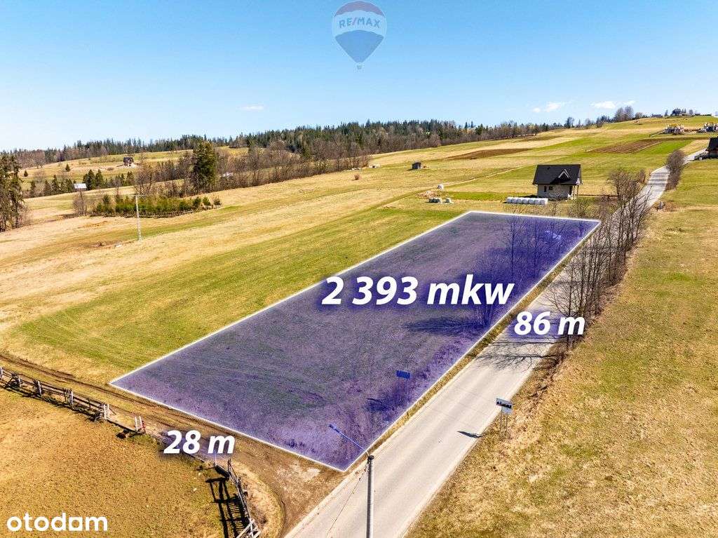 Działka Budowlana W Białym Dunajcu - Pełny obrazek: 4/19