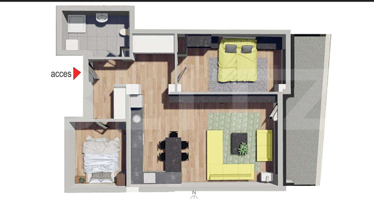 Comision 0!Apartament 3 camere, confort sporit,Bloc Nou,Petrom Calea B - Imagine principală: 1/12