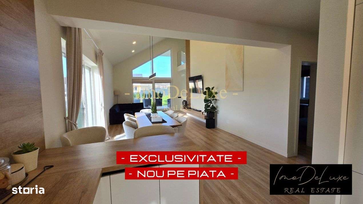 Casa ultramoderna pe 1 nivel, 107mp utili, 900mp teren, zona Jucu - Imagine principală: 1/19