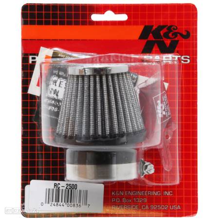 filtro de ar desportivo k&n clamp-on 49mm rc-2500 - 2