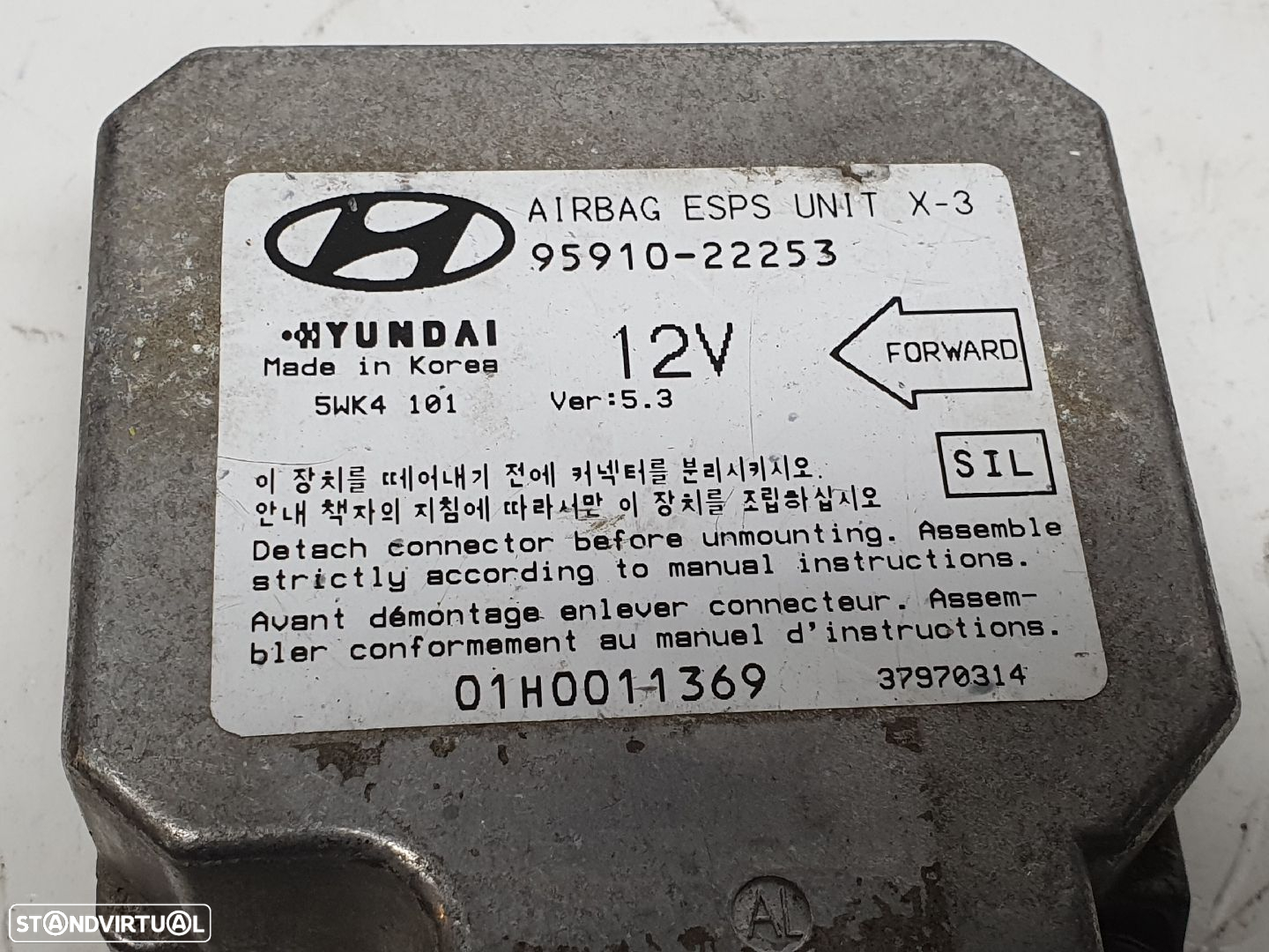 Centralina / Modulo Airbags Hyundai Accent I (X-3) - 2