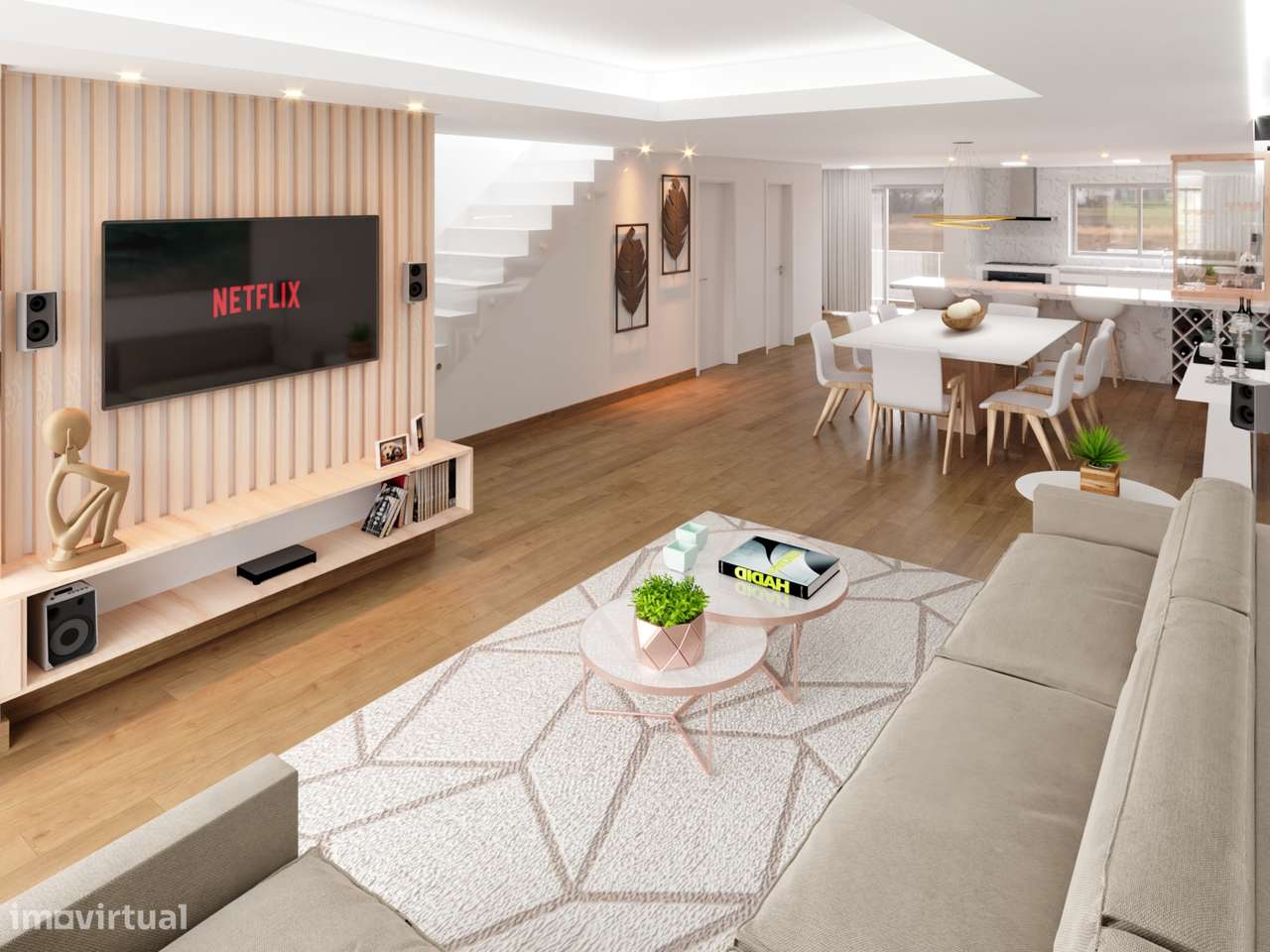 Moradias T4+1 com Piscina e Jardim e garagem Box - Premium - Grande imagem: 4/9