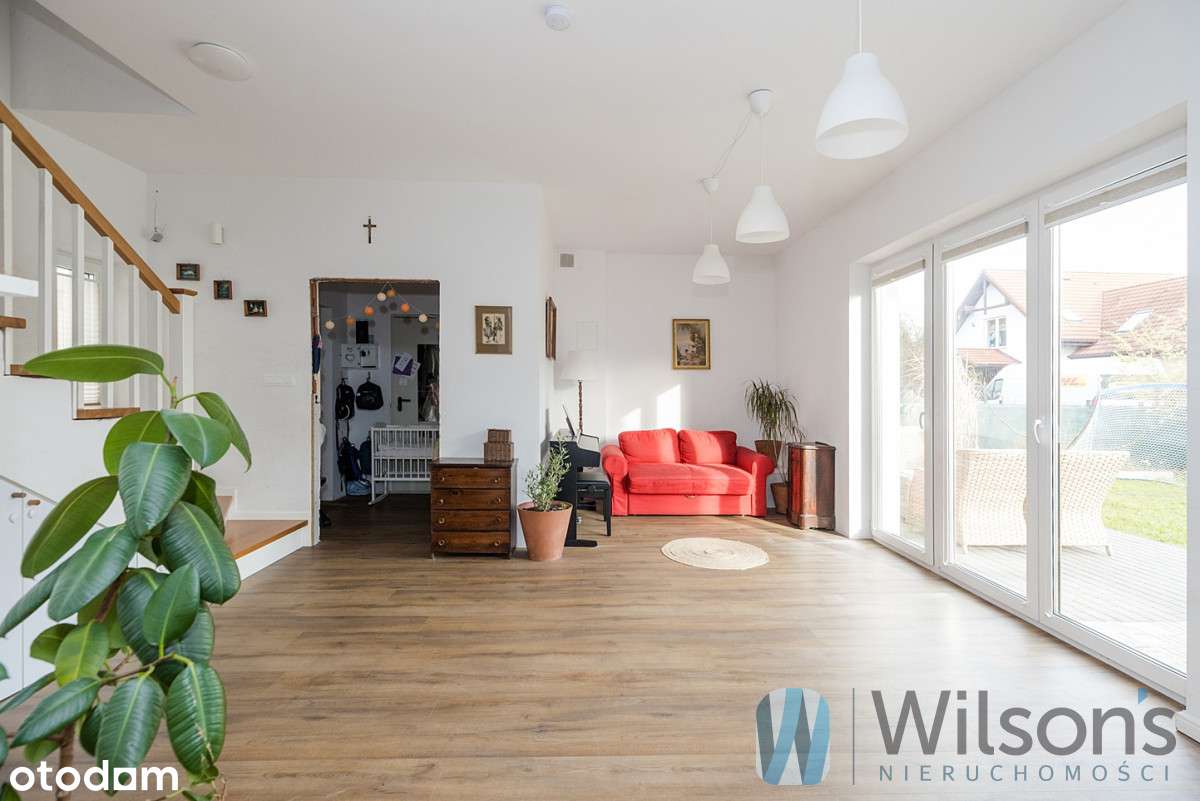 Segment z ogrodem i garażem_2021_ Łomianki Kiełpin - Pełny obrazek: 4/20