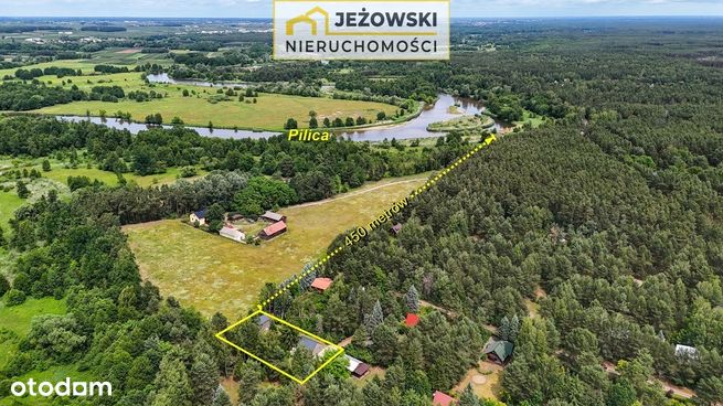 Dwa domki na wynajem nad Pilicą, 56km od W-wy.-3