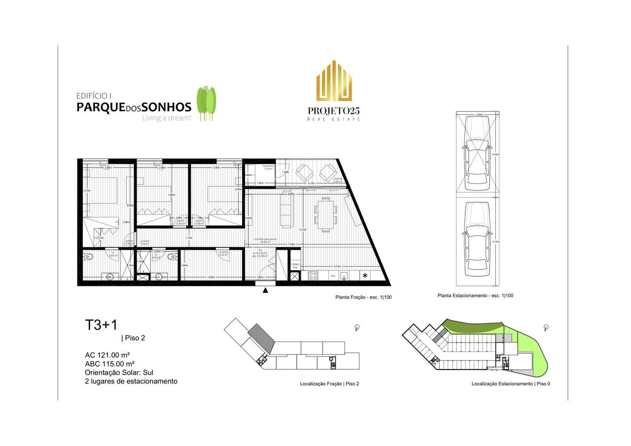 T3+1 NOVO em Condº Reservado com Jardim e Parque Infantil-18