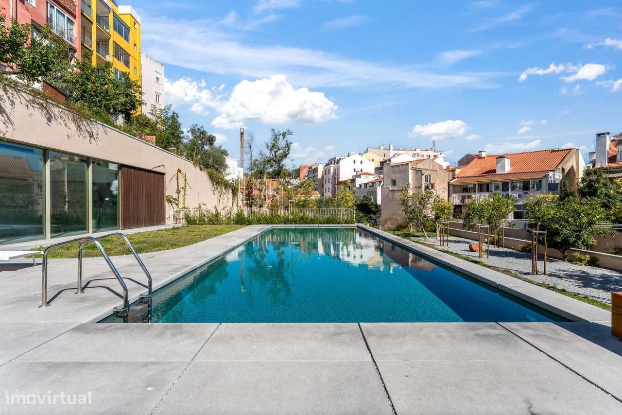 Apartamento T2 com piscina, Graça, Lisboa-5