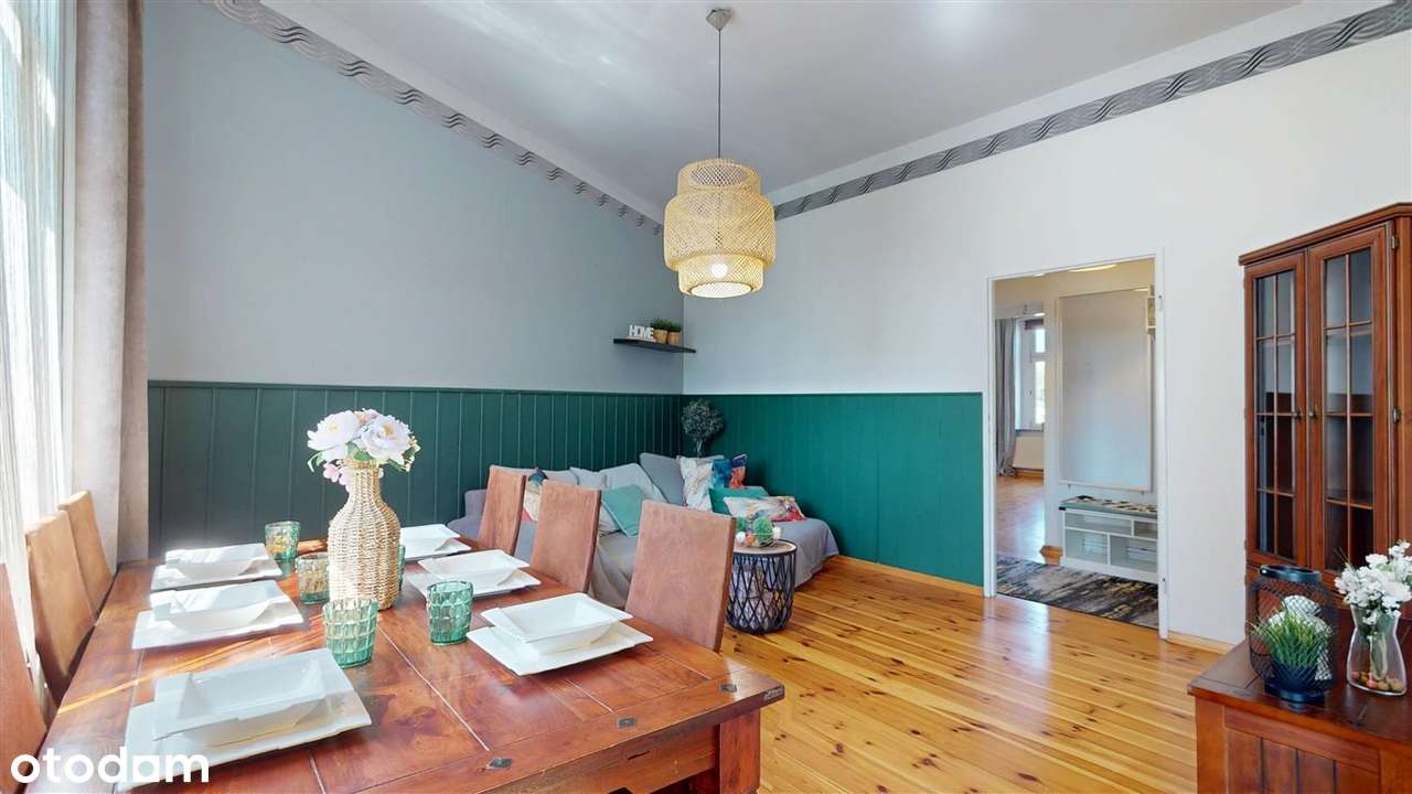 Klimatyczne mieszkanie 66 m² 2 pokoje + garderoba - Pełny obrazek: 2/12