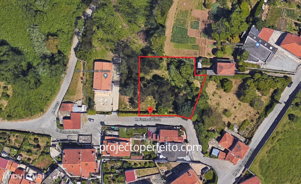 Terreno para construção de moradia de 4 frentes - Grande imagem: 1/2
