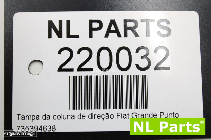 Tampa da coluna de direção Fiat Grande Punto 735394638 - 4