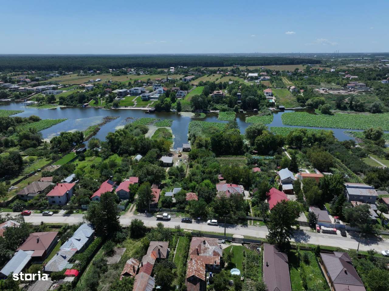 Teren premium cu deschidere la lacul Snagov-Tâncăbești-2