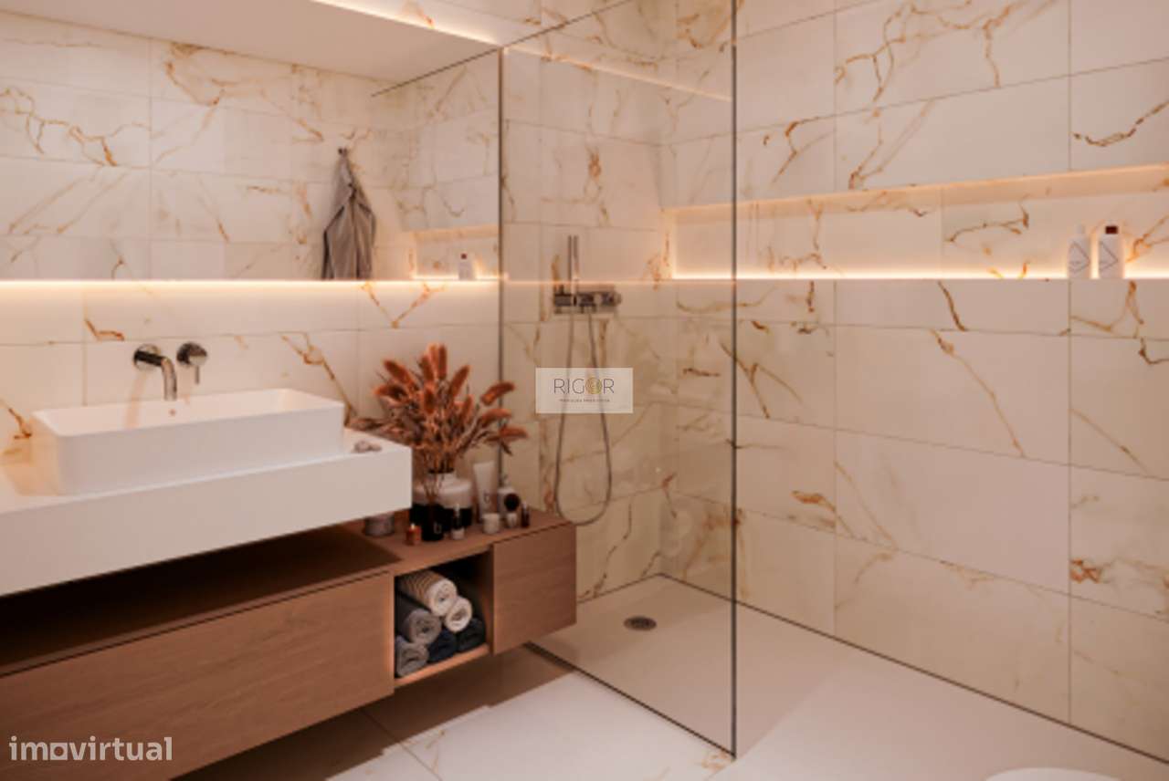 Apartamento T2 com terraço no centro de Matosinhos - Grande imagem: 5/10