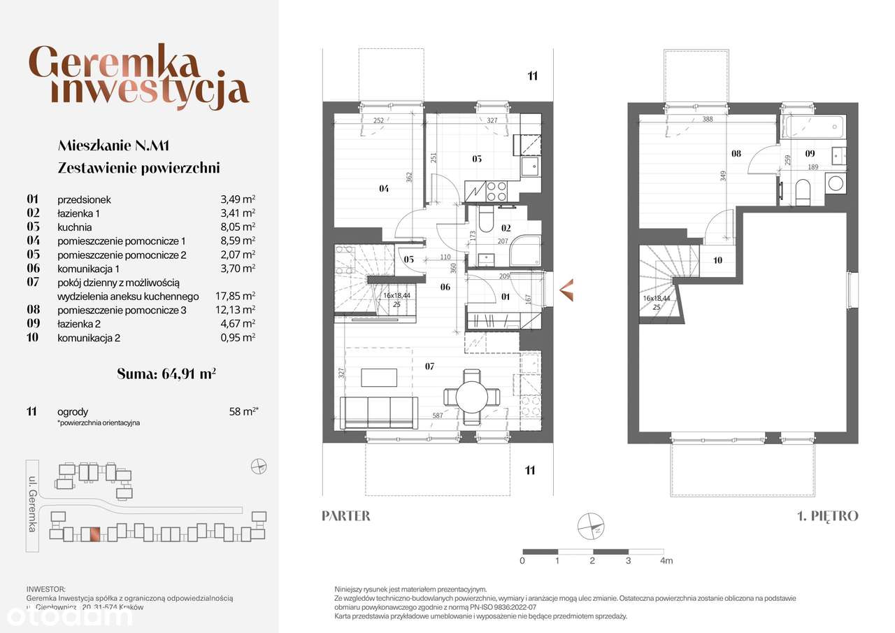 Geremka Inwestycja  | mieszkanie 3-pok. | N_M1 - Pełny obrazek: 2/7