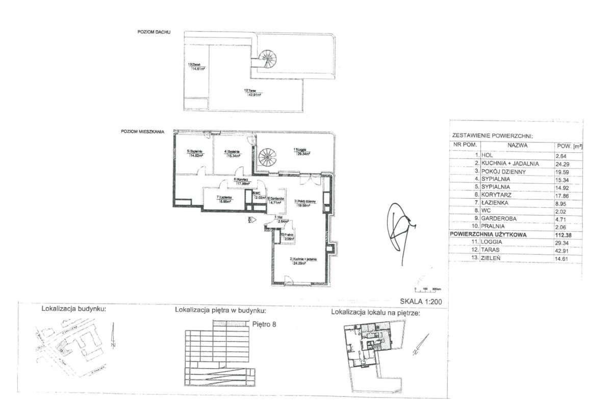 Penthouse Powiśle | prywatny ogród  50 m2,siłownia-12