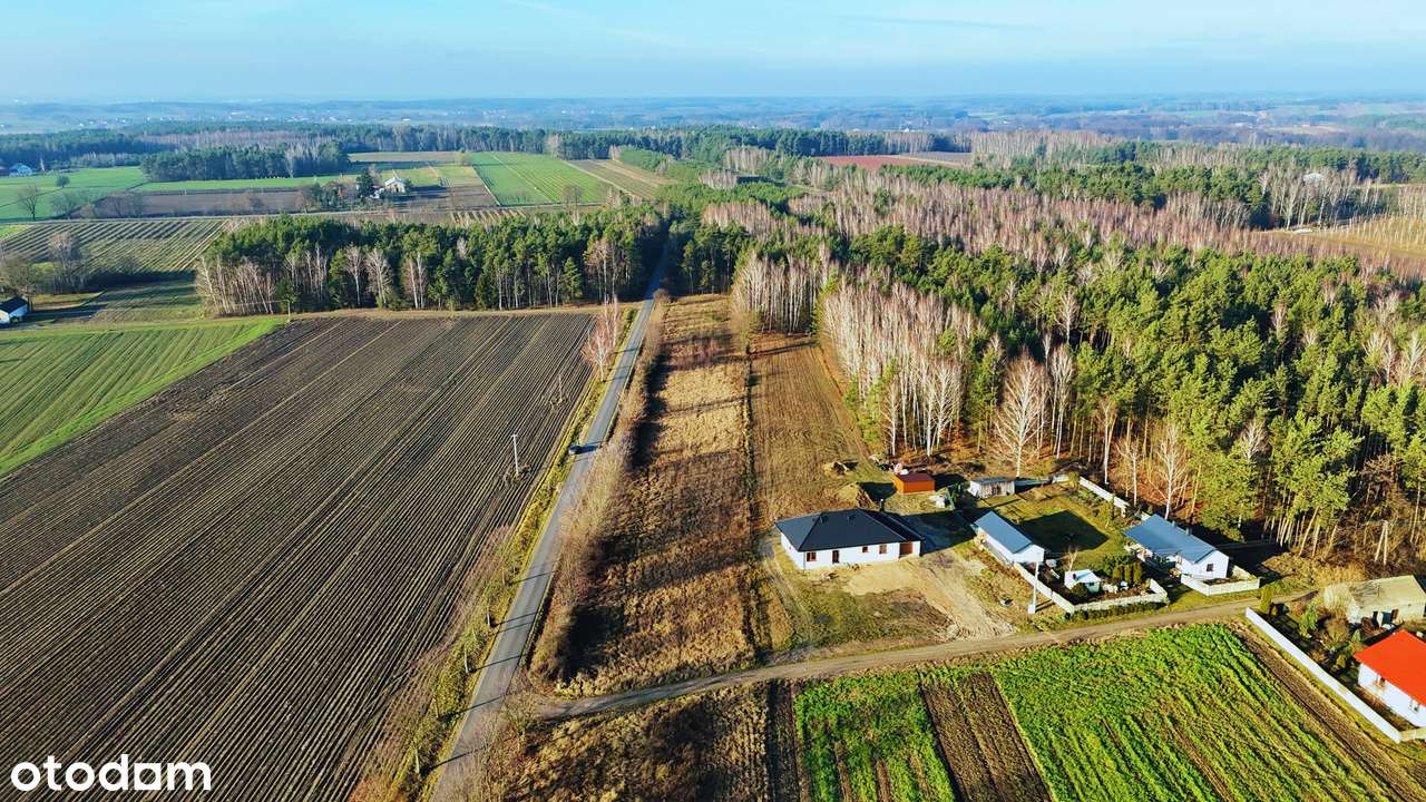 Działki budowlane przy lesie 1343 m2 | media | przy drodze asfaltowej-9