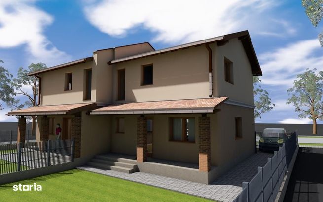 1/2 Duplex, P+1, 3 camere, 74mp SU, 265mp ST, Cartierul Primaverii!-3