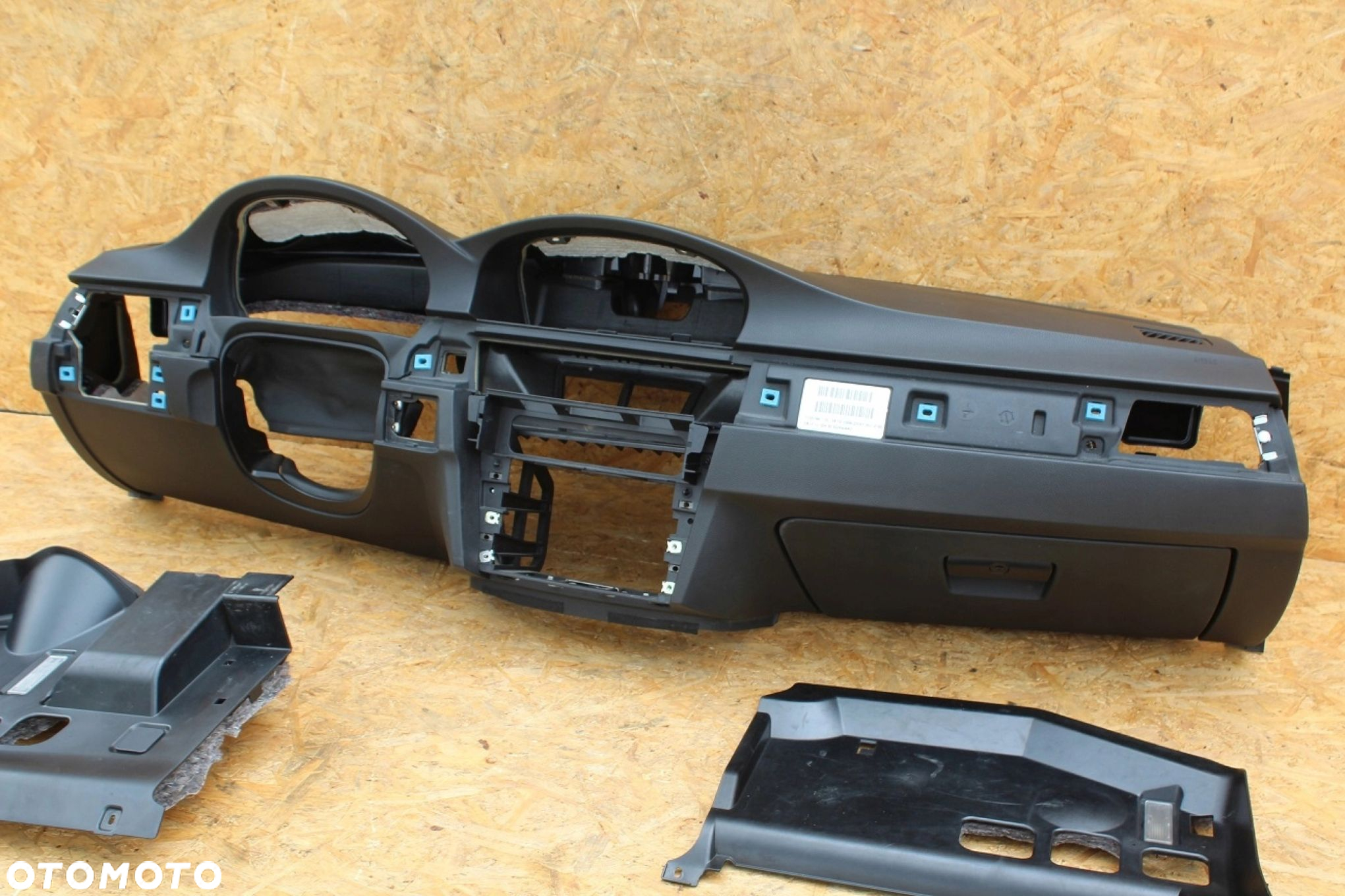 Deska rozdzielcza kokpit BMW e90 e91 NAVI czarna Europa cała 7155780 - 8