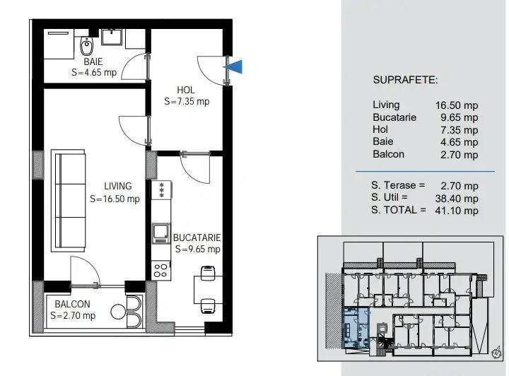 Garsonieră spațioasă Titan, Clinica Pallady - Imagine principală: 4/4