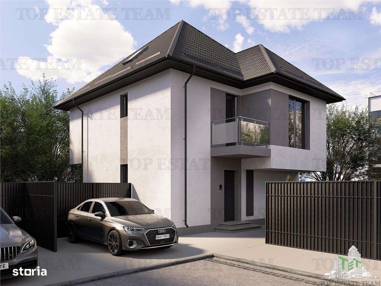 Vila individuala 5 camere, incalzire in pardoseala, P+1+M, toate utili - Imagine principală: 4/20