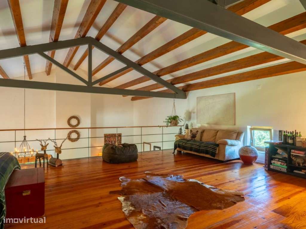 Moradia T3+1 de estilo rústico e com piscina em Sintra - Grande imagem: 5/55