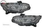 Faruri Full LED HONDA Civic Mk10 FC/FK (2016-Up) Sedan & Hatchback Semnalizare Din- livrare gratuita - 2