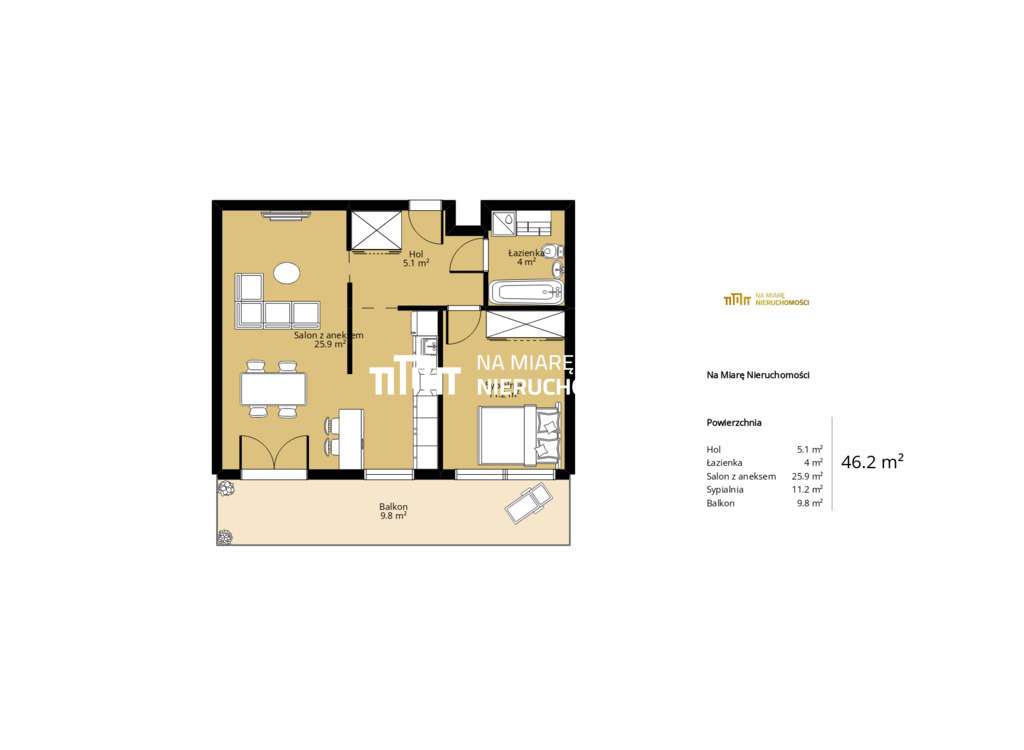 SkyRes | 2 piętro | 2 pokoje | Garaż + komórka-2